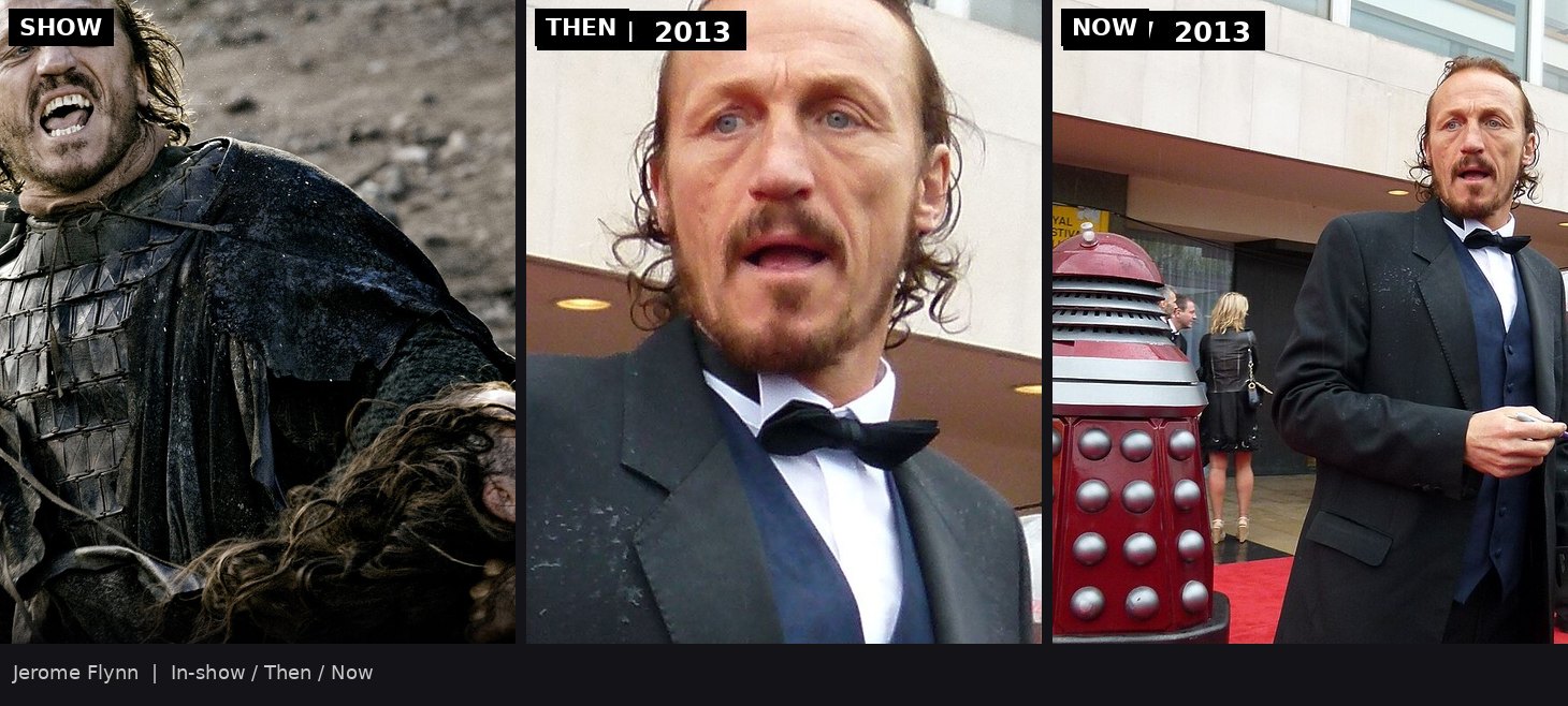 波隆 / Jerome Flynn：剧中截图、昔、今